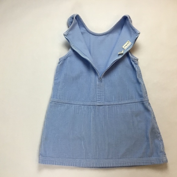 LŁ Bean Girls Dress Blue Corduroy Size Small - Picture 5 of 6